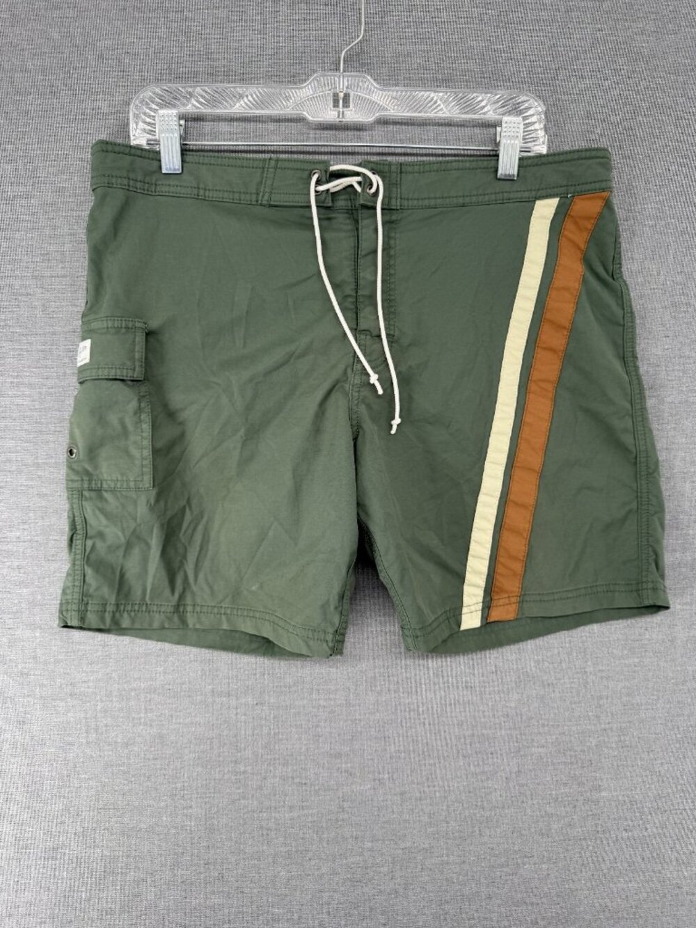 Kanvas By Katin Heritage Collection Board Shorts Mens 34 6" Swim Trunks Pocket
